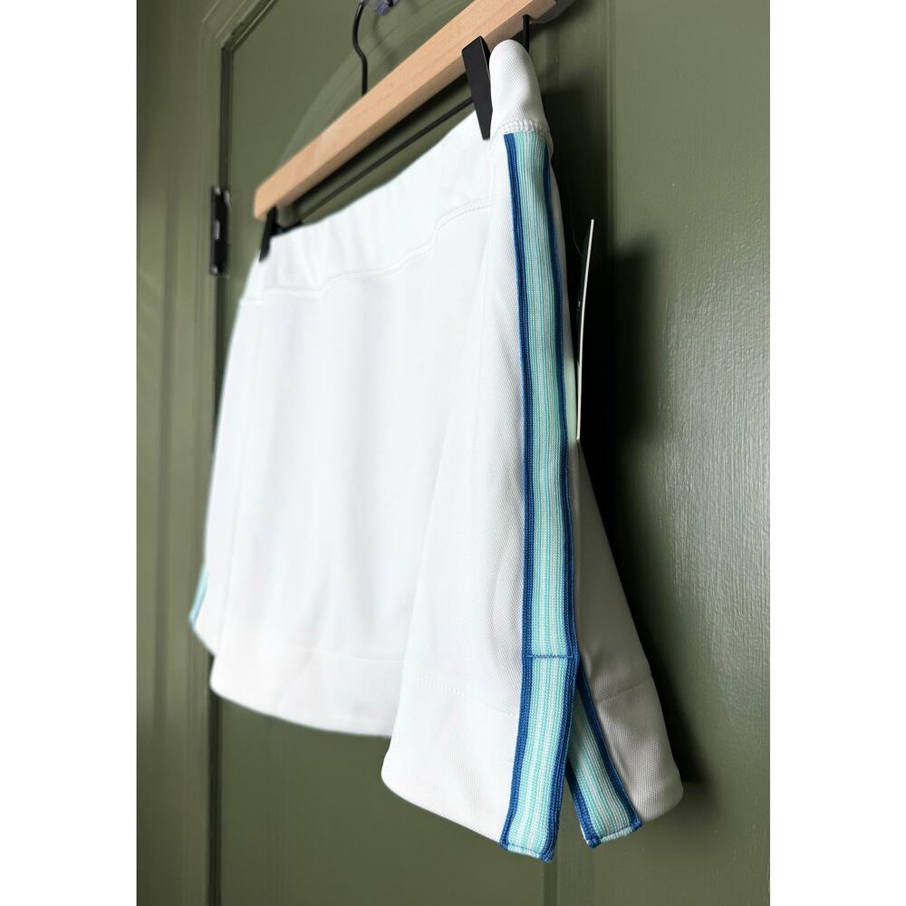 NWT Tuckernuck Sport Lisbon Stripe 14 Inch Pique Elena Tennis Skirt White Medium - Picture 3 of 7